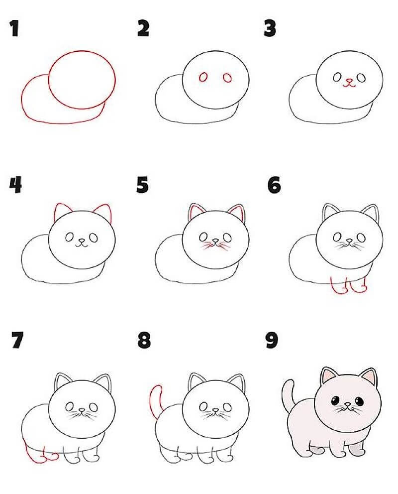 Cat Idea 15 Рисунки