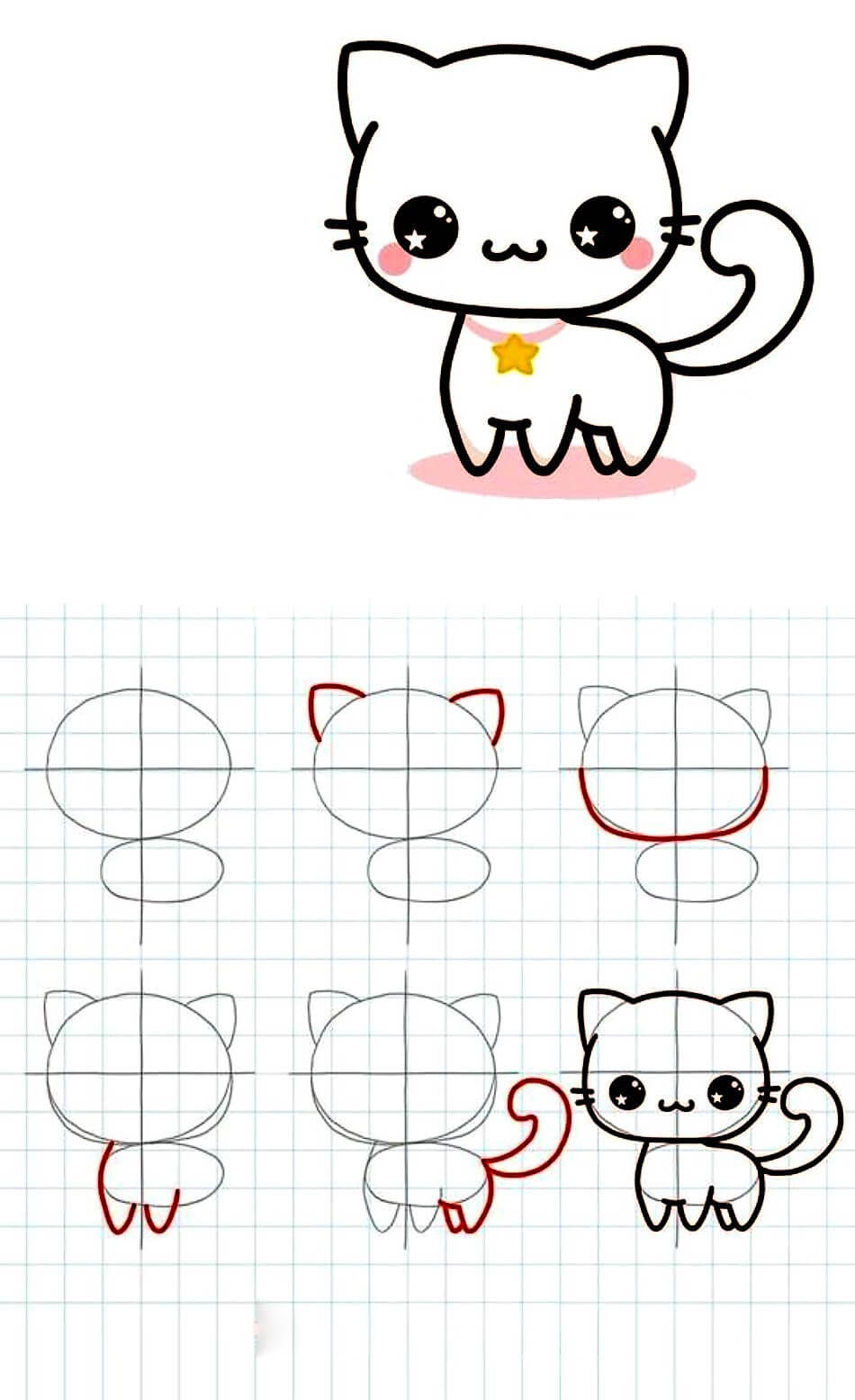 Cat Sketch pисунки