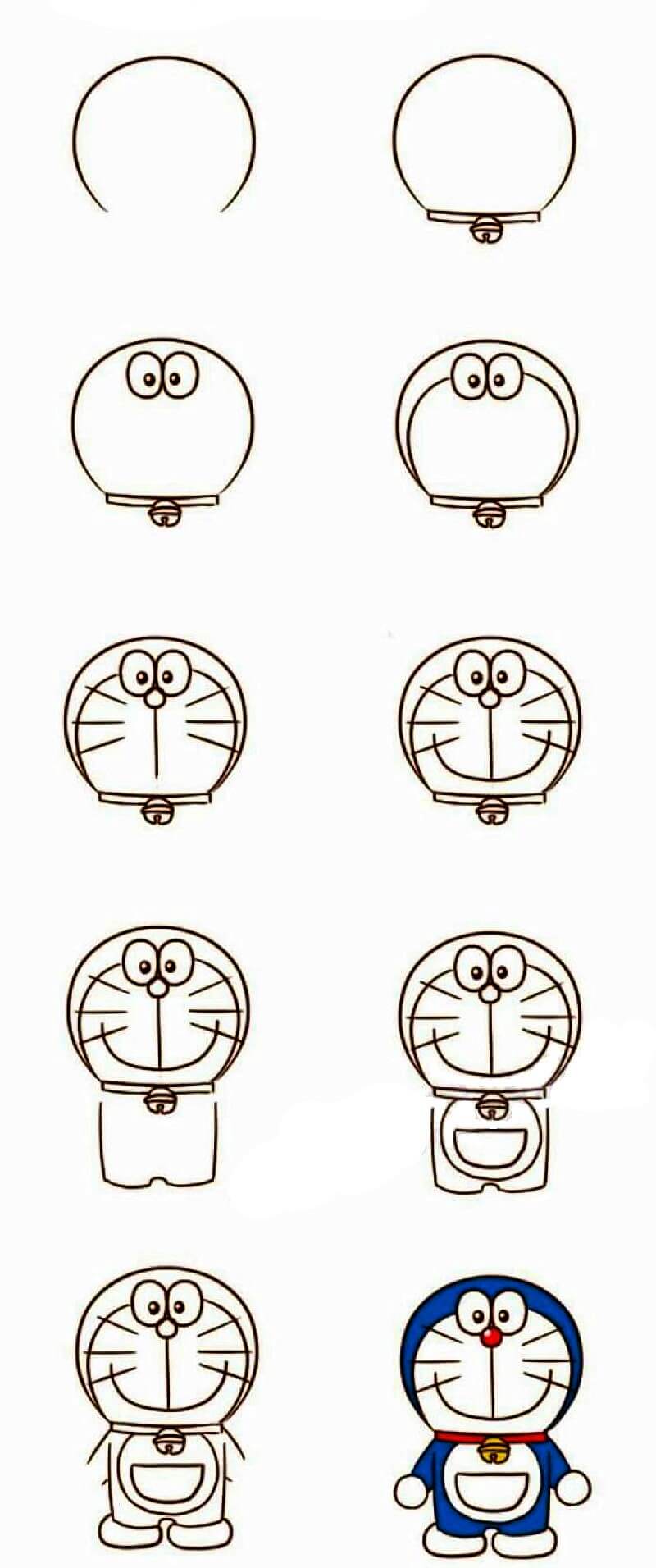 An Easy Doraemon pисунки