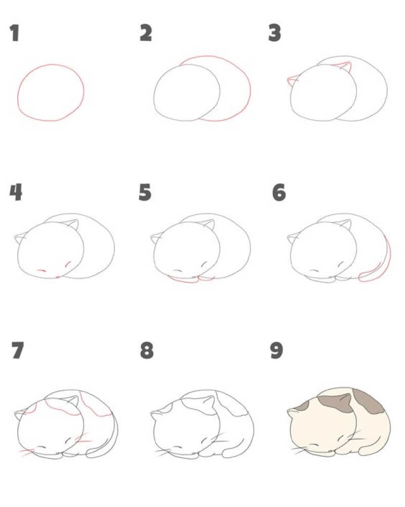 улыбающийся кот Рисунки