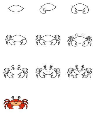 A Crab Idea 3 pисунки