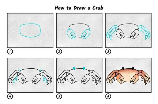 A Crab Idea 4 pисунки