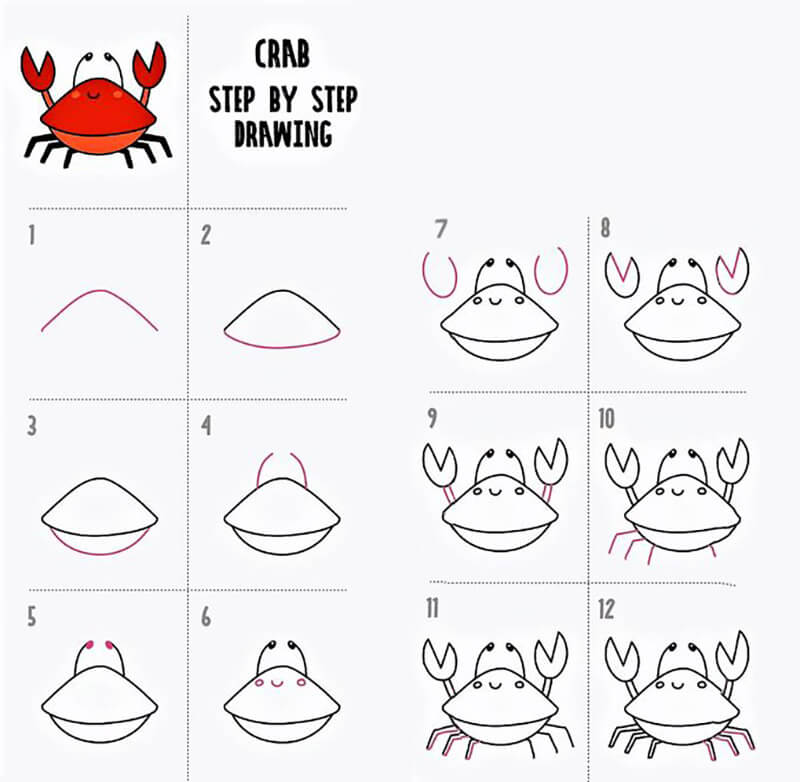 A Crab Idea 6 pисунки