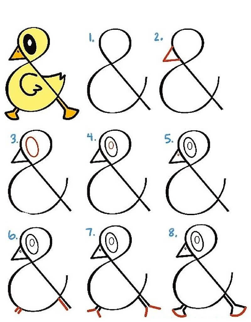 A Simple Duck pисунки