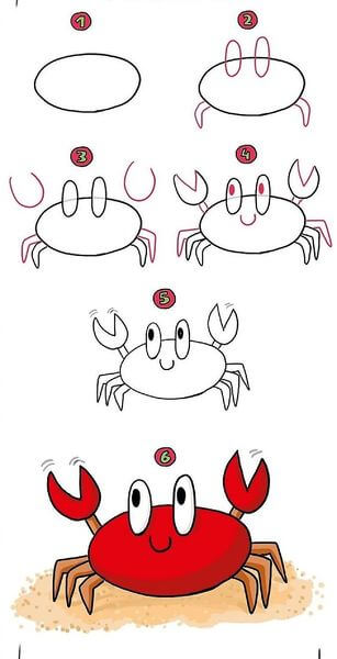 An Easy Crab Рисунки