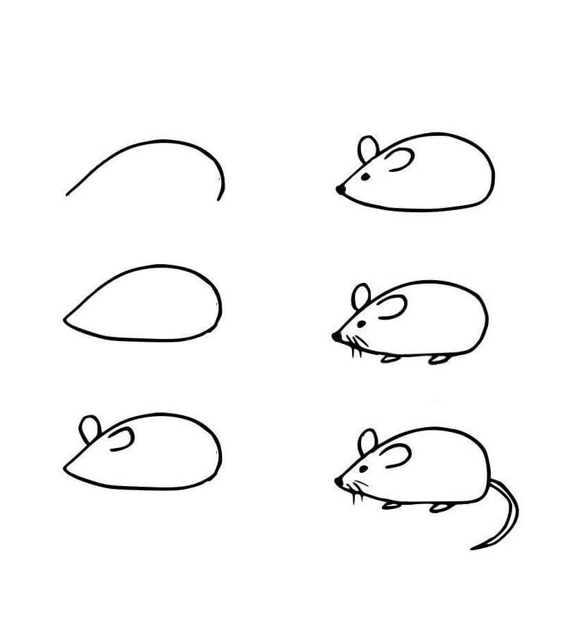 быстрая мышь Рисунки