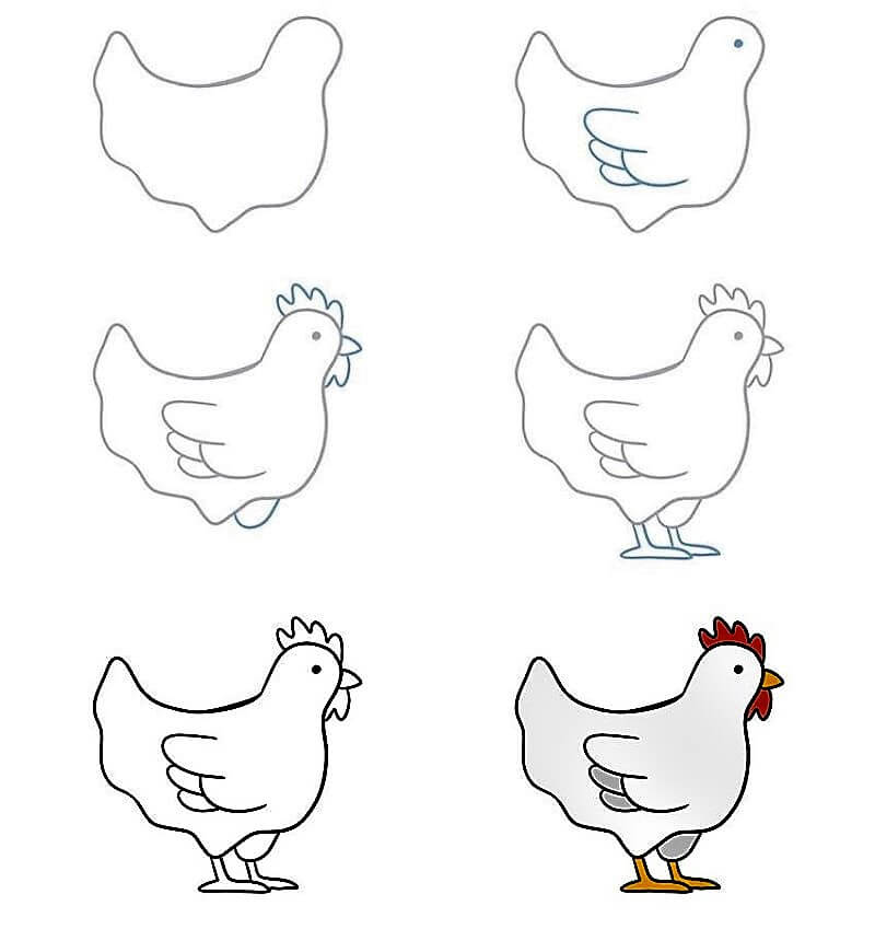 Chicken Idea 12 pисунки