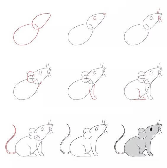 добрая мышь Рисунки