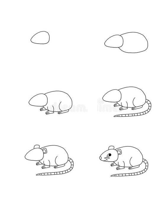 ловкая мышь Рисунки