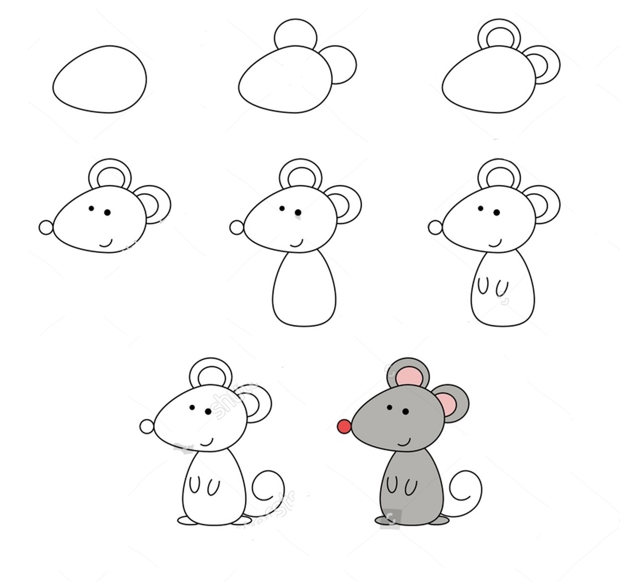 умная мышь Рисунки