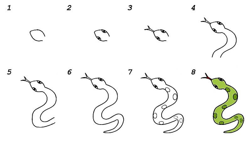 A Snake Idea 13 pисунки