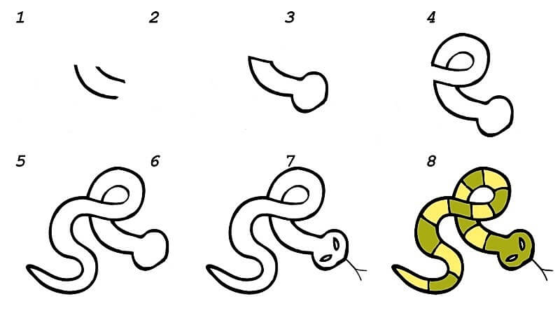 A Snake Idea 14 pисунки