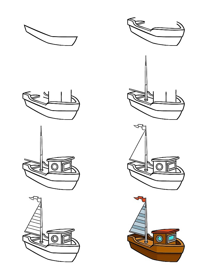 Boat Рисунки