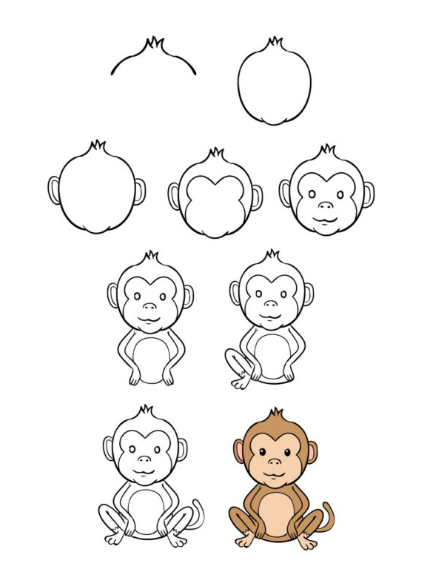 Monkey Рисунки