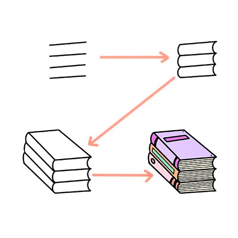 Книга и очки Рисунки