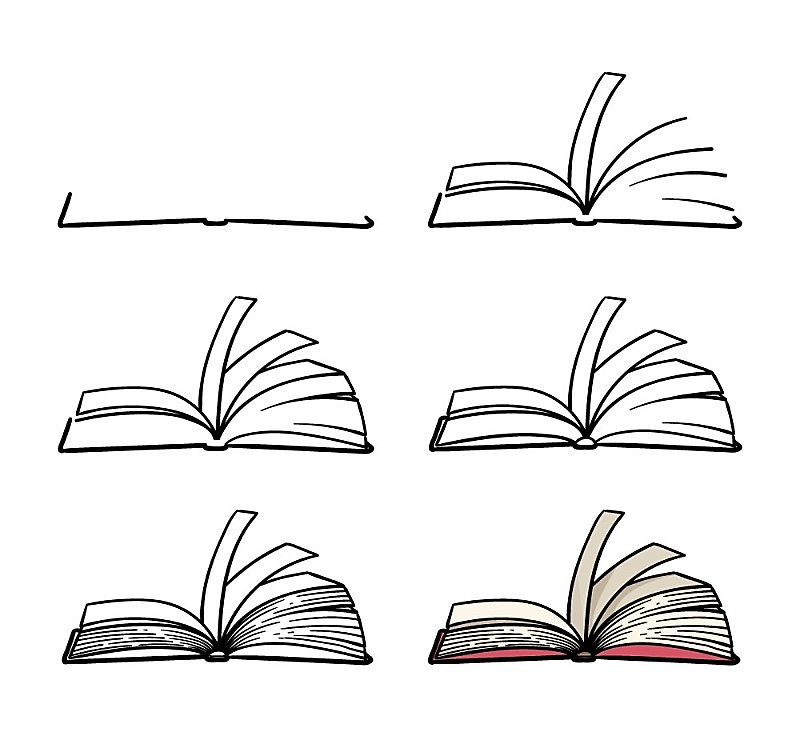 Книга с узорами Рисунки