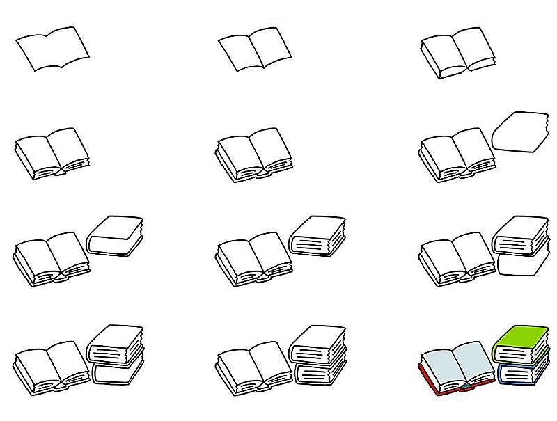 Книга в руках Рисунки